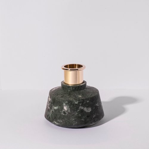 Vase à fleurs en onyx vert de 20 cm (8 po.) - France