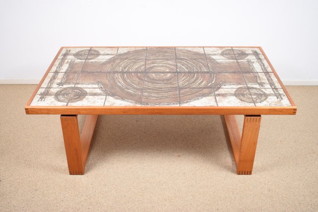 Tile Coffee Table By Ox Art 1970s For At Pamono - 70s Style Tiled Coffee Table Tile Coffee Table By Ox Art 1970s For At Pamono - 70s Style Tiled Coffee Table