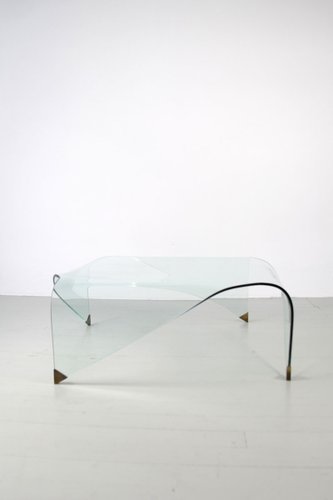 Square Curved Gl Coffee Table 1960s For At Pamono Square Curved Gl Coffee Table 1960s
