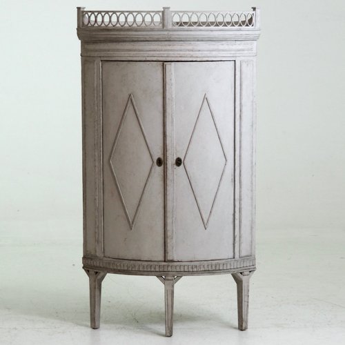 Antique Gustavian Style Corner Cabinet For At Pamono Antique Gustavian Style Corner Cabinet