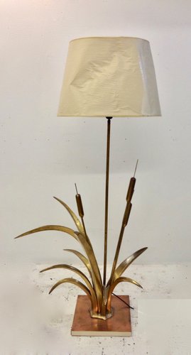 Reed Floor Lamp By Téchouergues For Circa 1970s Reed Floor Lamp By
