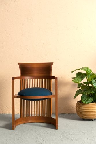 Taliesin Barrel Chairs by Frank Lloyd Wright for Cassina 