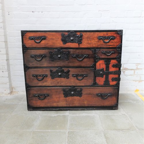 Japanischer Tansu Schrank, 19. Jhd. bei Pamono kaufen
