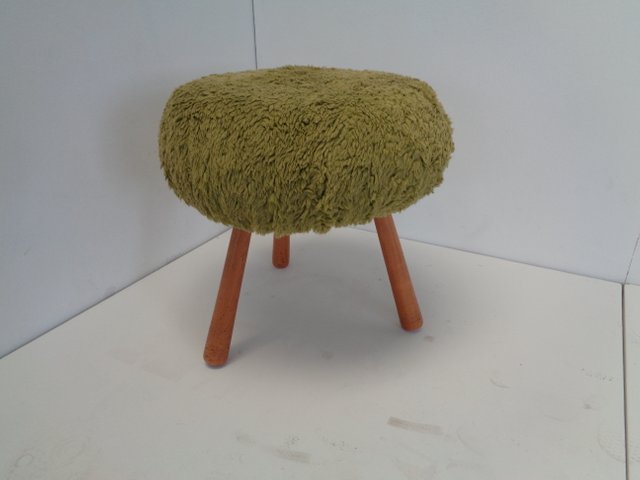 Hocker aus Korbgeflecht von Tony Paul, 1960er bei Pamono kaufen