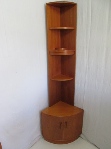 Vintage Teak Corner Shelves Set Of 2 For At Pamono