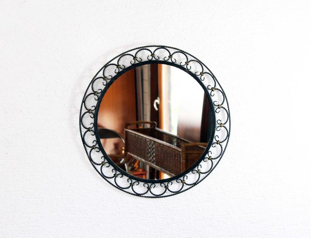 Wrought Iron Mirror 1950s