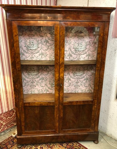 Antique Mahogany Display Cabinet Bei Pamono Kaufen