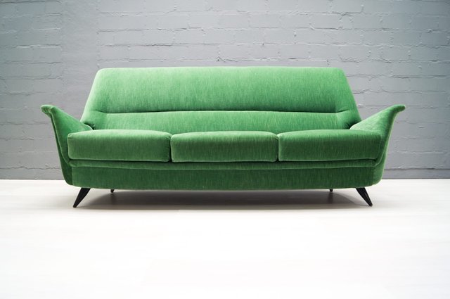 Green Sofa 1950s For At Pamono, Green Sofa Set Design