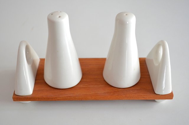 Porcelain Salt Pepper Set By Peter Muller For Sgarfo Modern 1960s For Sale At Pamono