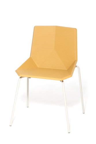 Yellow Garden Chair With Steel Legs By Mobles114 For Sale At Pamono