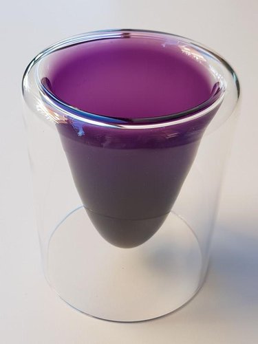 Vintage Glass Vase By Tapio Wirkkala For Rosenthal For Sale At Pamono