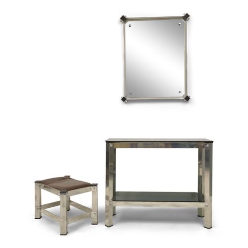 Italian Dressing Table Stool And Mirror 1960s For At Pamono