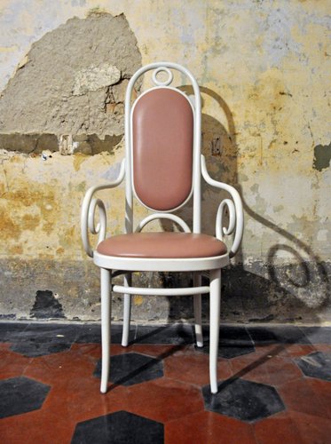 Lacquered Bentwood Armchair, 1980s for sale at Pamono