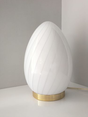Vintage Table Glass Lamp Murano Qtsxrdbcho OuPZiTwkX