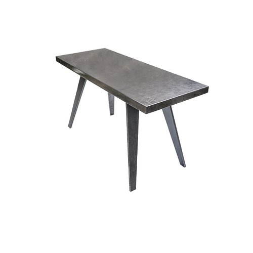 Venturae v4 FilodiFumo Außenbank aus Gestein aus Ätna-Lava und Stahl