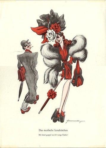 Vintage Swiss Satire Poster 1940s For Sale At Pamono