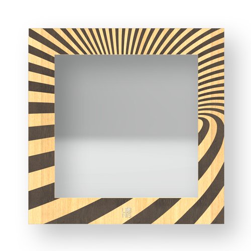Dolcevita Optical Light Dark Brown Inlaid Wood Wall Mirror From Lignis For At Pamono - Dark Brown Wall Mirror Dolcevita Optical Light Dark Brown Inlaid Wood Wall Mirror From Lignis For At Pamono - Dark Brown Wall Mirror