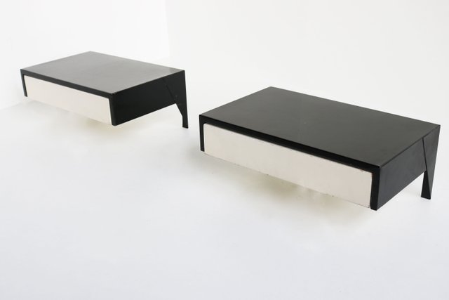 Black White Dd01 Drawer Units By Martin Visser For T Spectrum