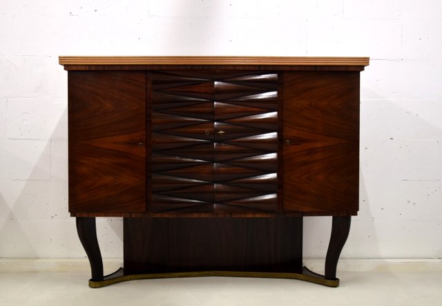 Rosewood Dry Bar Cabinet By Osvaldo Borsani 1940s For At Pamono Rosewood Dry Bar Cabinet By Osvaldo, Dry Bar Furniture