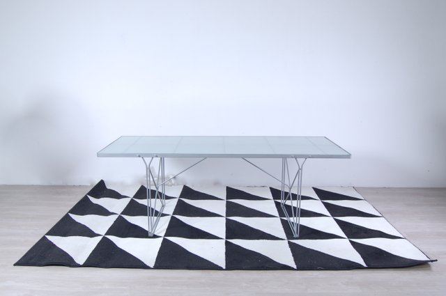 Moment Tisch Aus Stahl Glas Von Niels Gammelgaard Fur Ikea 1987 Bei Pamono Kaufen