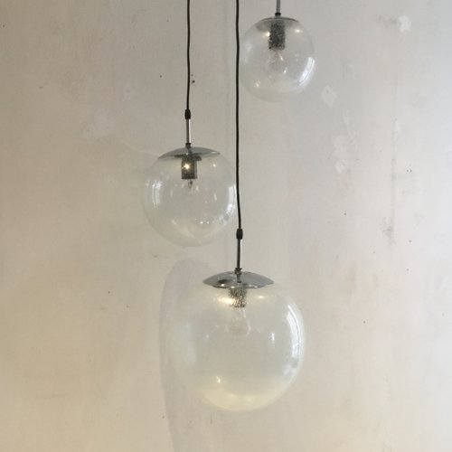 Raindrop Pendant Lamps 1970s Set Of 3 For At Pamono - Raindrop Pendant Lighting