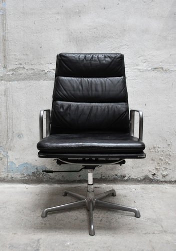 Leather Office Armchair By Charles, Herman Miller Leather Office Chair