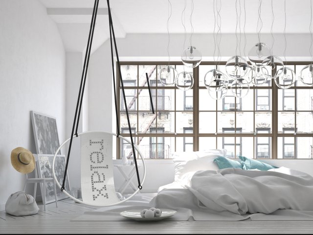 Iron hanging chair deals
