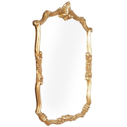 19th Century Venetian Baroque Hand Carved Walnut Gold Leaf Finish Wall Mirror For At Pamono - Gold Leaf Arch Wall Mirror 19th Century Venetian Baroque Hand Carved Walnut Gold Leaf Finish Wall Mirror For At Pamono - Gold Leaf Arch Wall Mirror