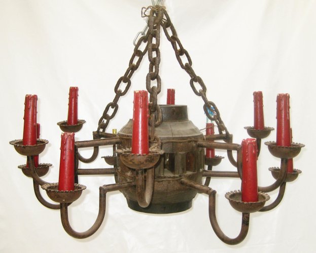 Lámpara de estilo medieval, años 20 en venta en Pamono