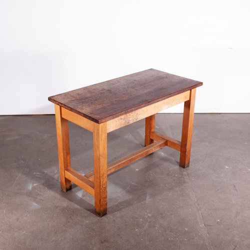 Beech Iroko High Work Or Dining Table 1960s For Sale At Pamono