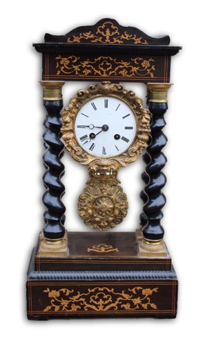 large antique portico mantle
