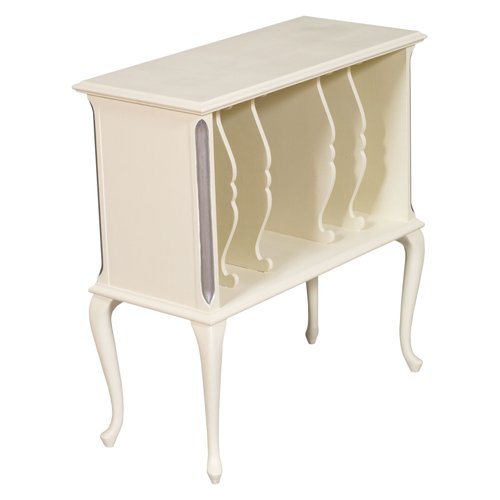 Mueble para discos o revistas italiano modernista de nogal en venta en