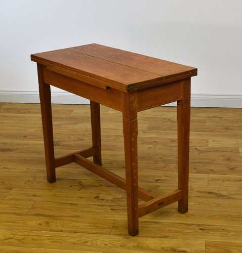 Vintage Oak Extending Chapel Side Table 1930s For At Pamono - Old Solid Oak Side Table Vintage Oak Extending Chapel Side Table 1930s For At Pamono - Old Solid Oak Side Table
