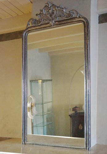 Silver Gilt Mirror Off 77, Antique French Silver Gilt Mirror