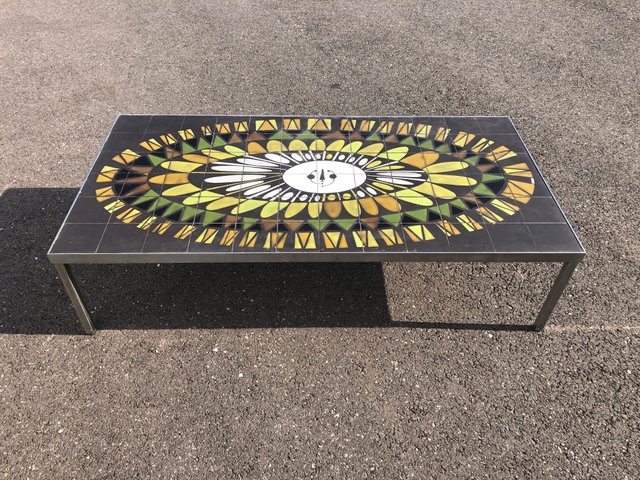 Vintage Basse Capron1950s Roger Par Table EI9WD2H