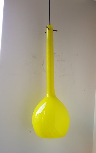 Large Yellow Murano Glass Ceiling Lamp By Gino Vistosi 1960s For Large Yellow Murano Glass Ceiling Lamp By Gino Vistosi 1960s For At Pamono