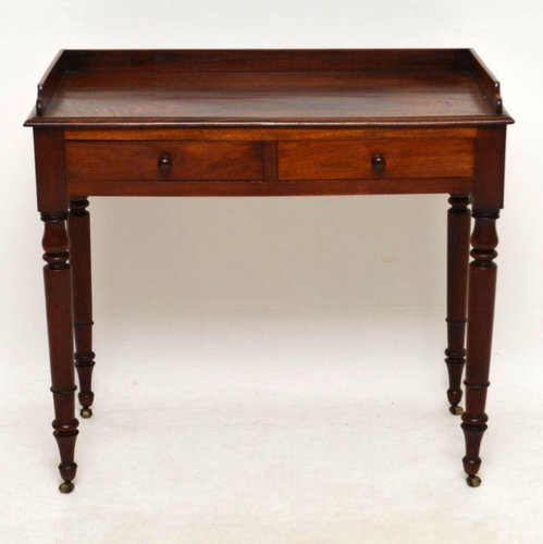 Antique Victorian Mahogany Writing Desk For Sale At Pamono