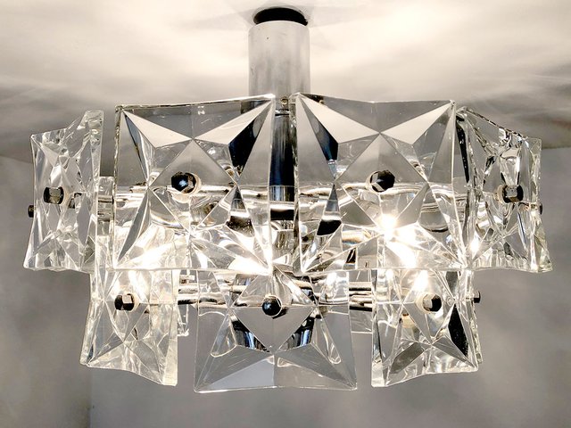 German Crystal Glass Chandelier From, Crystal Chandelier Glass Replacement