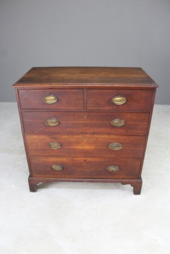 Antique Georgian Oak Chest Of Drawers For Sale At Pamono