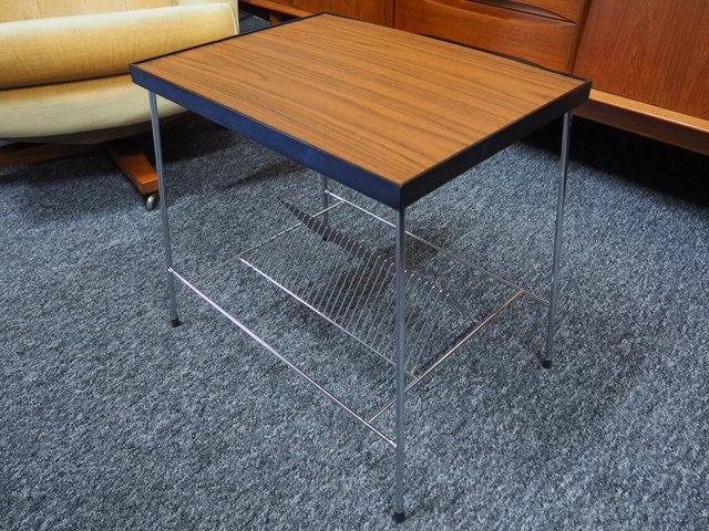 Mid Century Record Holder Side Table 1960s For At Pamono