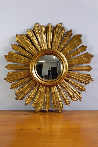 French Golden Sunburst Mirror 1930s For At Pamono French Golden Sunburst Mirror 1930s