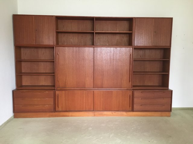 Vintage Teak Wall Unit