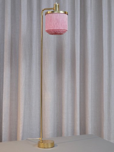 G 109 Floor Lamps by Hans Agne Jakobsson, 1960s, Set of 2 IKEA LYKTA Pair (2) Hot Pink Colored Modern Glass Lamps