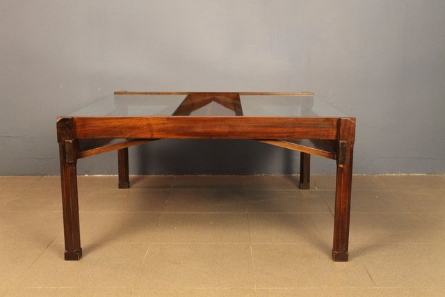 1221 Dione Coffee Table With Magazine Rack By Ico Parisi For