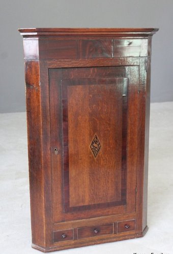 Antique Oak Corner Cupboard For Sale At Pamono