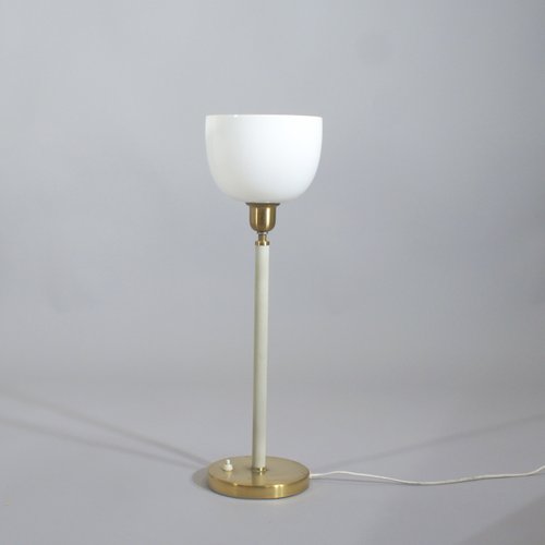 Metal Brass And Glass Desk Lamp From Philips 1950s For Sale At