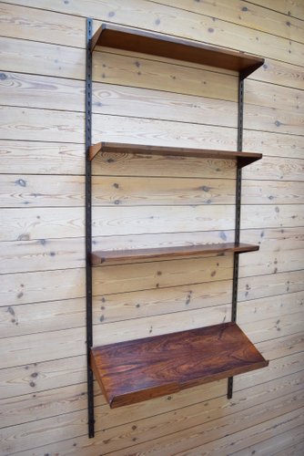 Regalsystem aus Palisander von Kai Kristiansen für Poul Cadovius Palisander Regalsystem Danish Mid Century 60er