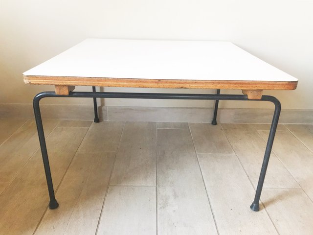 Vintage Coffee Table By Pierre Paulin For Thonet 1960s