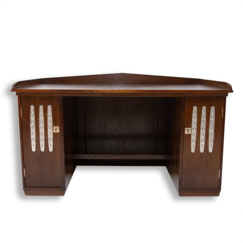 Antique Viennese Secession Oak Writing Desk For At Pamono Antique Viennese Secession Oak Writing