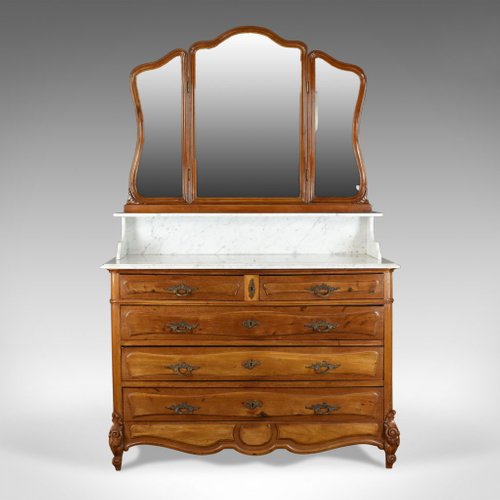 Antique French Vanity Chest Of Drawers 1880s For Sale At Pamono